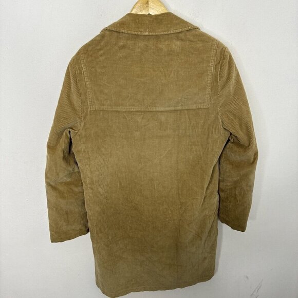 Vintage Mac Mor Weatherman Men 42 M Duffle Corduroy Coat 80s Sherpa Lined Toggle - Picture 6 of 9